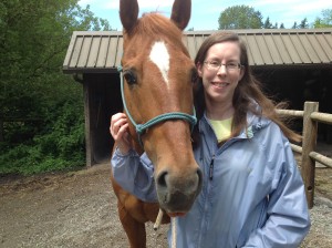 Ann and her horse Dakota