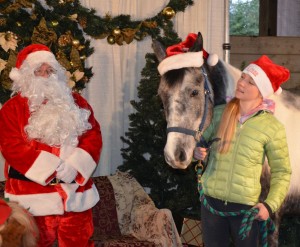 Santa with Moonshine and his girl