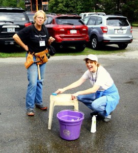 Long Time Volunteers Caren and Shar