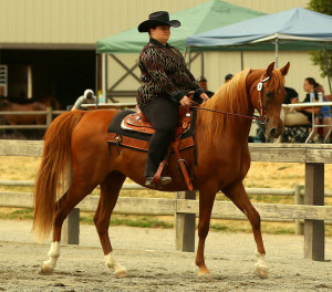 Nicole Brandenburg with Annie