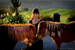 Lisa Garr with Sunny & Shasta