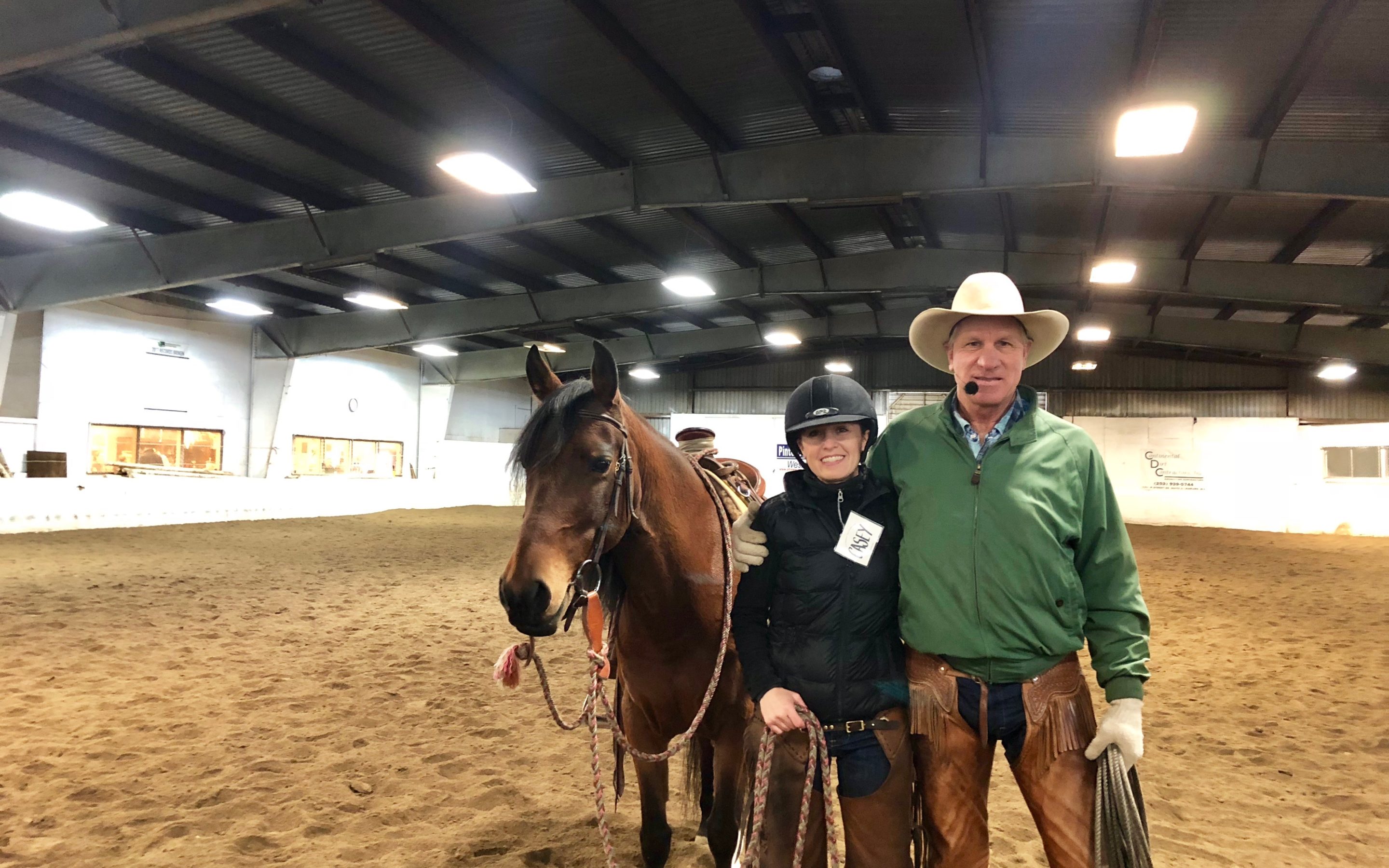 Stella Rides with Buck Brannaman