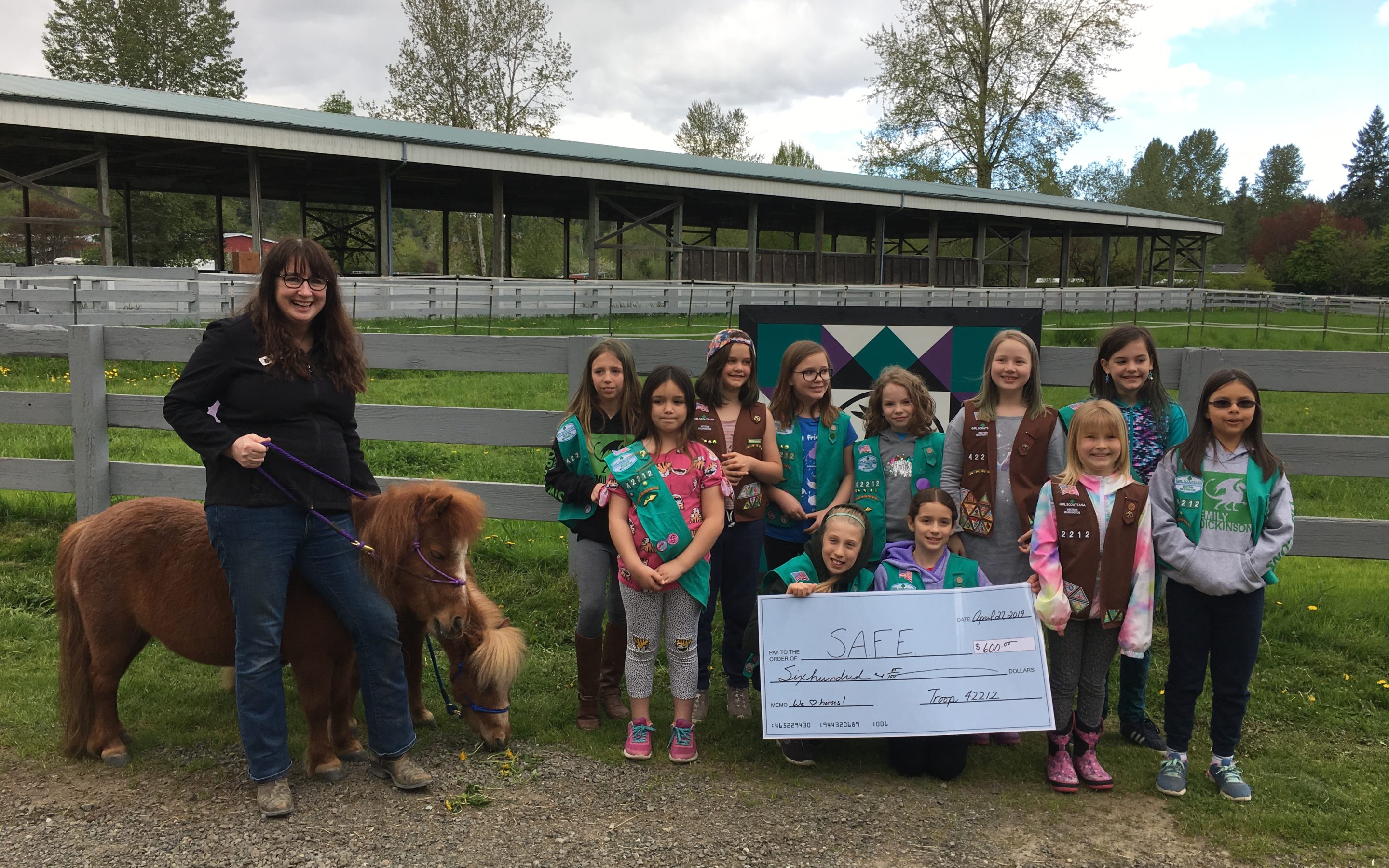 Girl Scouts magically turn cookies into hay!