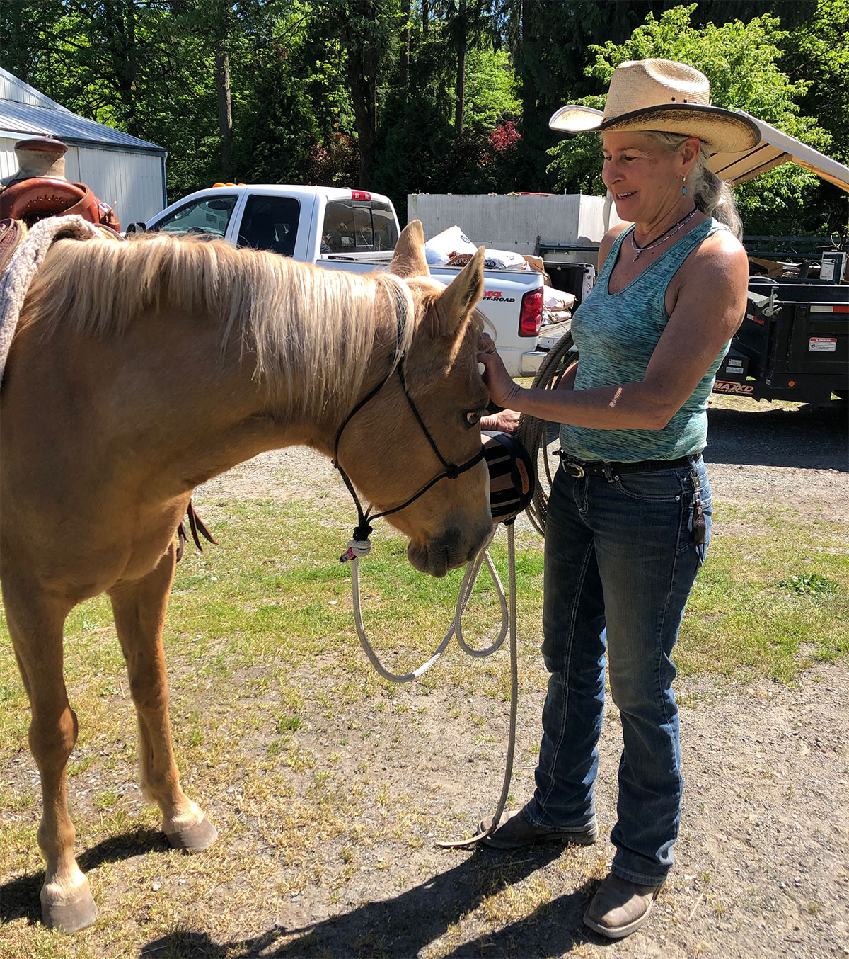 Amelia Under Saddle