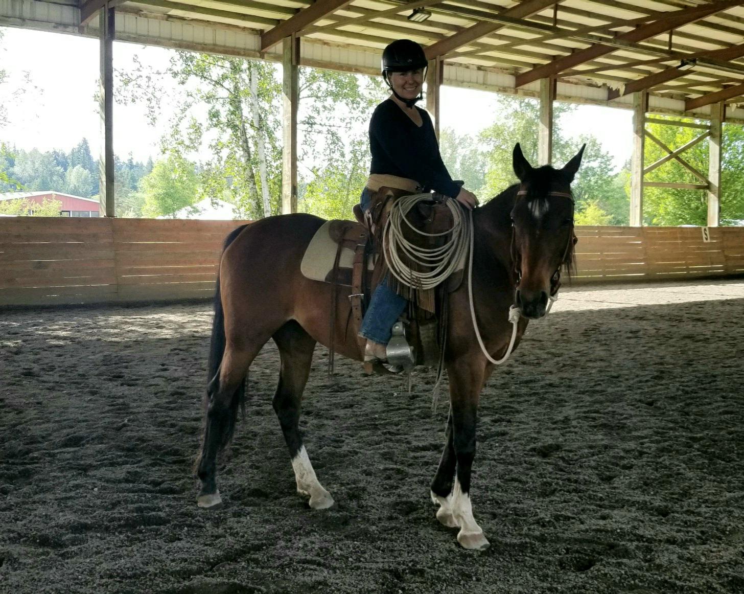 Cassidy’s first time in the big arena