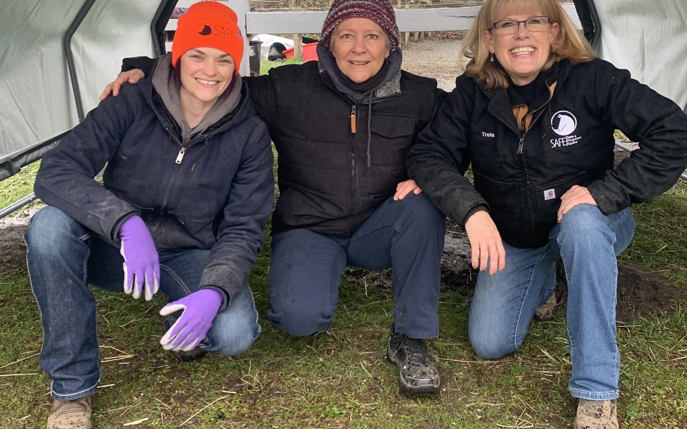 Volunteer(s) of the Year: Meghan, Monique and Trela!