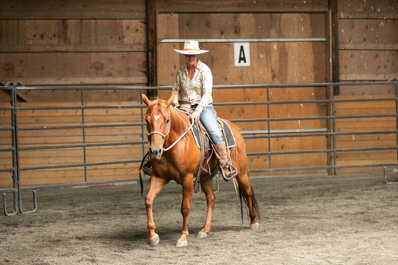 Harissa is a Riding Horse!